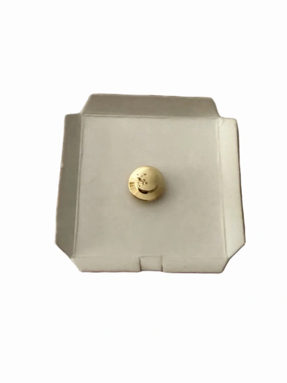 Vintage Avon Logo Lapel Pin Gold Tone Heart Accent Collectible Employee Jewelry